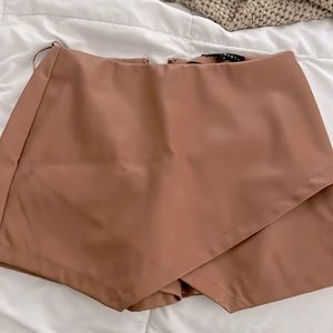 Super cute leather skort never worn